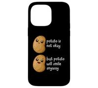 Potato is Not Okay Funny Potato Joke Meme Vegetable Potating Coque pour iPhone 14 Pro Max
