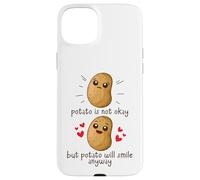 Potato is Not Okay Funny Potato Joke Meme Vegetable Potating Coque pour iPhone 15 Plus
