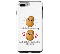 Potato is Not Okay Funny Potato Joke Meme Vegetable Potating Coque pour iPhone 7 Plus/8 Plus