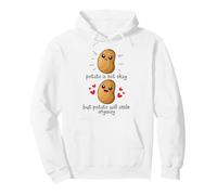Potato is Not Okay Funny Potato Joke Meme Vegetable Potating Sweat à Capuche
