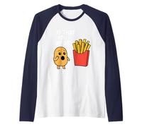 Potato is That You Bro French Fries Lover Humour Funny Saying Manche Raglan