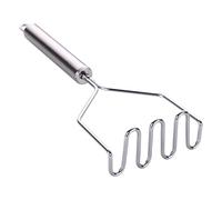 Potato Masher, Kitchen Tool, Food Safe Strong Frame Non-Slip Versatile Use Easy Storage Quick Design, Clean for Sweet Potatoes, Vegetables, Dishwasher Safe