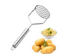 Potato Masher - Potato Ricer | Heavy Duty Masher Kitchen Tool for Beans avocat and More High-Quality Hand Held Manual Blender for Bean Vegetable Meat