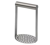 Potato Masher - Stainless Kitchen Tool, Heavy Duty Utensils, Cooking Mashing Device | Professional Vegetable Potato Crusher, Durable Fruit Bean Meat Masher, Premium Culinary Kitchen Gadget for Home