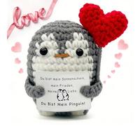 Potato Positive Pingouin, Cadeau Saint Valentin, Cadeau Original & Amusant, Anniversaire Fille Garcon, Idée Cadeau Anniversaire Personnalisé pour Homme Femme Cadeaux Couple Amoureux