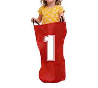 Potato Sack Race Bags, Large Numbered Jumping Bags for Fun Outdoor Lawn Games, Durable Heavy Duty Fabric Design, Outdoor Party and Carnival Game Supplies for Backyard Lawn Field Park Picnic