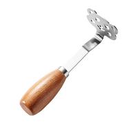 Potato Smasher - Wooden Handle Food-Grade Stainless Steel | Bean Smasher Food Masher Tool, For Fruit Avocado Vegetable Salad Meat Puree Butter Home Apartment Restaurant