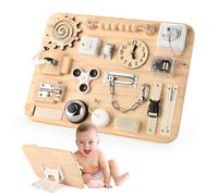 Potatomato Montessori Busy Board - Jouet sensoriel en Bois, éducatif et motricité, Jeux en Bois, activité Manuelle, bac sensoriel, Jouet autisme pour Enfants