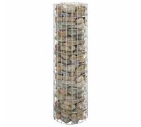 vidaXL Poteau à gabion circulaire Ø30 x 100 cm Acier galvanisé