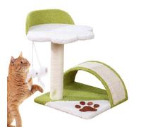Poteau à gratter pour Chat, Poteau pour Chat d'intérieur - Pont à gratter pour Petit Chat,Jouet sautant Mignon pour Chat, Poste à gratter interactif en Sisal, meulage de Griffes Amusant, Tour d'arbre