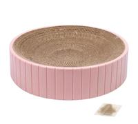 Poteau À Gratter Pour Chat - PP, Planche À Gratter, Lit Pour Chat En Carton Ondulé Au Design Boussole, Bol À Jouet Ṕour Çhat Résistant Aux Rayures | Tapis À Ģratter Durable P̀our Animaux De Compagnie,