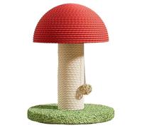 Poteau À Gratter - Tour en Sisal en Forme De Champignon, Grand Chat Vertical Moderne | Chaton Stimulation Mentale Exercice Physique Soulagement De L'ennui Anniversaire Maison Appartement Étage