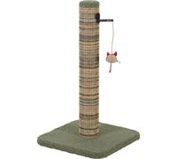 Poteau griffoir chat - ZOLUX - Sisal - Avec jouet suspendu - 60 cm - Boréal - Vert