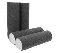 Poteau à Griffer Mural Auto-adhésif pour Chat, Lot de 4 Colonnes | Polyester Texturé Antidérapant, Fixation Murale sans Perçage, pour Chats D'intérieur et Espaces Gain de Place