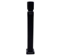 Poteau à mémoire de forme 80mm/1000mm - tête cylindrique - à fixer - noir RAL9005