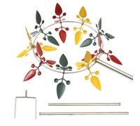 Poteau À Palettes D'air Pour Jardin - Sculpture Tourbillonnante En Acier, Rouleaux De Terrasse Rotatifs Résistants À L'eau, Statue À Mouvement Dynamique En , Piquet De Sol Ornemental Robuste |