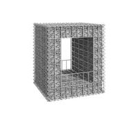 vidaXL Poteau à panier de gabion 50x50x60 cm Fer G