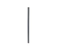 Poteau Aluminium Sarthe-Wpc Clôture, Poteau Pilier, Système Enfichable 240cm, Gris Gris