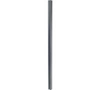 Poteau Aluminium Sarthe-Wpc Clôture, Poteau Pilier, Système Enfichable 240cm, Gris Gris