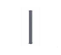 Casanoov Poteau EIFEL Aluminium 15x15 cm H166 cm Gris Anthracite | Portail et Portillon Jusqu’à 140 cm | Pose à Visser ou Sceller | Résistant Intempéries et Corrosion | Chapeau de Finition Inclus