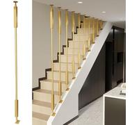 Poteau de balustre d'escalier en métal, solution d'intérieur durable pour décoration et rénovation résidentielle