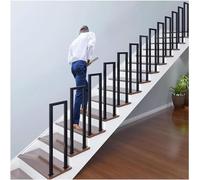 Poteau de balustres d'escalier | Barre d'appui extérieure pour handicapés, personnes âgées et enfants | Rails de rampe et balustrades de terrasse de 75 cm | Support d'escalier latéral
