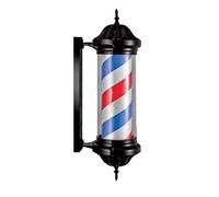 Poteau de barbier lumineux pour coiffeurs 23x80 cm