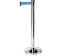 Poteau de barrage en Acier Inoxydable bleu L 2000 mm H 910 mm Diamètre 320 mm 1 Was Germany Bleu