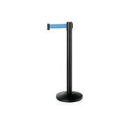 Poteau de barrage en Acier Inoxydable bleu L 2000 mm H 910 mm Diamètre 320 mm 2 Was Germany Bleu