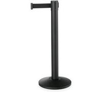 Poteau de barrage en Acier Inoxydable noir L 4500 mm 1