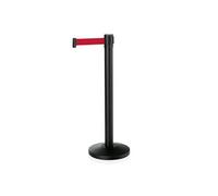Poteau de barrage en Acier Inoxydable rouge L 2000 mm H 910 mm Diamètre 320 mm 2