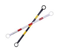 Poteau De Barrière Rétractable Léger, Barre De Délinéation De Cône De Circulation Intérieure Et Extérieure, Paquet De 2