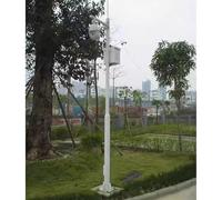 Poteau de caméra de sécurité robuste et résistant aux intempéries - Colonne de surveillance galvanisée au sol pour entrepôts extérieurs, usines et chantiers de construction de 600 cm