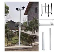 Poteau de caméra de surveillance Colonne De Support Pour Caméras De Surveillance, Poteau Segmenté Sécurité Extérieure, Support De Surveillance Amovible Usine Ferme École Entrepôt(B,78 7/10 in(200cm))