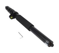 Poteau de centrage télescopique en alliage d'aluminium 52-150 cm pour GPS RTK Total Station, noir, diamètre 21/24/27/30 mm, arpentage portable à 4 sections