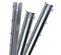 Poteau de clôture à profil Z 2 m pour clôture sauvage, clôture de pâturage, clôture forestière - différentes quantités (5)