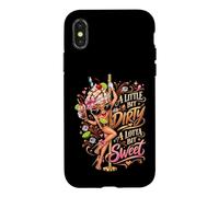 Poteau de Danse Little Bit Dirty Soda Lotta Bit Sweet Fun Coque pour iPhone X/XS