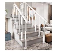 Poteau De Garde-Corps D'escalier, Colonne De Balustres À Barreaux De Terrasse Modernes avec Tête d'angle Réglable, pour Villas, Lofts, Vérandas, Clôtures Décoratives(Blanc,85cm(33.5"))