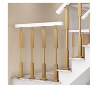 Poteau De Garde-Corps D'escalier, Colonne De Balustres À Barreaux De Terrasse Modernes avec Tête d'angle Réglable, pour Villas, Lofts, Vérandas, Clôtures Décoratives(Gold,95cm(37.4"))