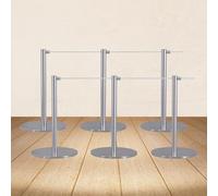 Poteau de Guidage avec Cordes, Barrières de Contrôle Des Foules, pour Expositions Automobiles, Musées, Galeries D'Art, Empêchent Les Contacts Rapprochés