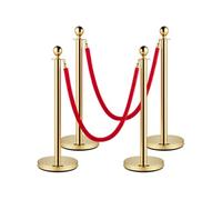 Poteau de Guidage Barrière de Balisage 4PCS Avec Dessus en Boule Pour Ecole Théâtre