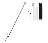 Poteau De Lampe Pliant De Camping Portable, Support De Lanterne En Aluminium LéGer, Support De Suspension De LumièRe ExtéRieure, BâTon Pour Camping RandonnéE PêChe Jardin Barbecue