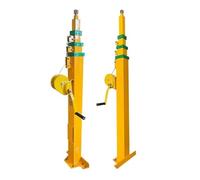 Poteau de levage à manivelle, treuil mécanique télescopique manuel, mât de levage 3/4/5/6/7/8/9 mètres(4M)