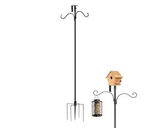 Poteau de mangeoire à Oiseaux | Kit de Montage Robuste pour nichoir à Oiseaux | Tige de Support pour décoration de Jardin pour Station météorologique, Jardin, Cour, pelouse à l'extérieur