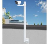 Poteau de montage pour caméra de sécurité, support en forme de L pour installation murale, support de surveillance durable pour surveillance CCTV