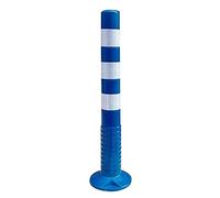 Poteau de Parking barrière de Parking, Poteau/Cone de Signalisation Poteau de barrière de Parking Durable Poteaux de Signalisation en Plastique Flexible avec Bandes Réfléchissantes