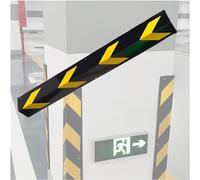 Poteau de Protection d'angle de Garage de stationnement en Acier moulé, Protection d'angle d'atelier réfléchissante, 4 Tailles (Color : Yellow-80cm, Size : 2pcs)