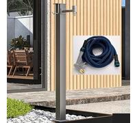 Poteau de robinet de jardin antigel durable - Colonne d'eau verticale de 80 cm, support de tuyau autonome pour extérieur résistant au gel, parfait pour une utilisation en hiver