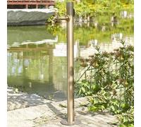 Poteau de robinet d'eau extérieur avec support de tuyau, robinet en laiton résistant au gel pour l'irrigation de pelouse et l'utilisation d'antigel