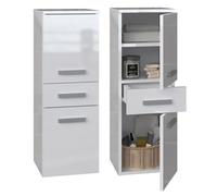 Poteau de salle de bain Nel V DDS, BLANC BRILLANT